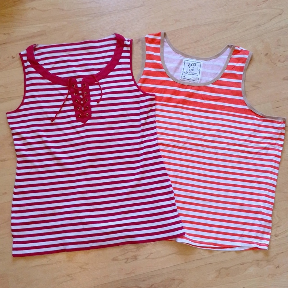 *2/$10* Lot of 2 g:21 / Unbranded Tank Tops L